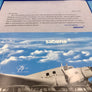 Postcards collection (with its box) of Sabena 75th anniversary — LARGE SIZE 23 x 15 cm —