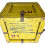 Caisse de transport militaire (authentique) – Belgian Air Force — 36 × 30 cm hauteur