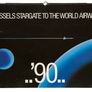 Calendrier Calendar Kalender SABENA ( 1990 ) 60 x 42 X 0.2 cm BRUSSELS STARGATE TO THE WORLD AIRWAYS