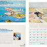 1984 Calendar Aviation Week & Space Technology by Paul Lengellé, the famous French aviation artist ...
