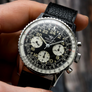 Breitling Chronographe Navitimer Cosmonaute Boite & Papiers (1973)