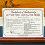 OUT OF FUEL, AND SAFELY HOME — Robert Taylor — Signed Limited Edition 747/1250 — Framed