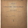 (N°2 MAI 1922) BULLETIN DU LABORATOIRE AÉROTECHNIQUE DE BELGIQUE
