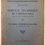(N°13 OCTOBRE 1932) BULLETIN DU SERVICE TECHNIQUE DE L'AÉRONAUTIQUE