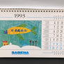 CALENDRIER/KALENDER SABENA 1993