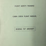 MANUEL — FLIGHT SAFETY TRAINING — SABENA — CABIN ATTENDANTS FLIGHT MANUAL — BOEING 747 AIRCRAFT (1984)