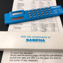 Sabena KBC-1 Dual Power Keyboard Calculator