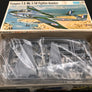 Maquette plastique à monter Vampire F. B. Mk.5/50 Fighter-bomber Frog 1/72 E (packing used but inside non opened like new)