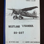 WESTLAND " LYSANDER " 00 - SOT (exemplaire numéroté 897)