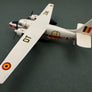 Maquette montée (plastique) — Avion miniature militaire belge – Percival Pembroke C.54 — OT-ZAK / RM-11 (1/72)