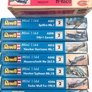 *** TOP OFFER *** LOT DE 8 MAQUETTES EN PLASTIQUE À MONTER REVELL MINI (1:144 - non-déballées - "comme neuf")