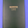 SABENA BELGIAN WORLD AIRLINES 1991 — AGENDA CUIR (NEUF DE STOCK) —