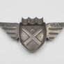 INVESTMENT-GRADE MEMORABILIA — SABENA 25th Anniversary Commemorative Solid Pewter Executive Vide-Poche — 1923–1948 Jubilee Edition