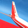 BOEING 767-200 — 🇨🇴 Avianca Colombia — modèle de bureau sur socle — échelle 1:200 — 27 cm