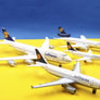 DIE-CAST MODEL — 🇩🇪 Lufthansa — DC10, B737, A310, B747-400 — Schuco — 1:600 — WITH ORIGINAL BOX —