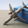 DIE-CAST MODEL — 🇳🇱 KLM Royal Dutch Airlines — Boeing 737-300 — Schabak — 1:600 — WITH ORIGINAL BOX —