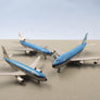 DIE-CAST MODEL — 🇳🇱 KLM Royal Dutch Airlines — Boeing 747 / Douglas DC-10 / Boeing 737 — Schhabak — NOT_FOUND — WITH ORIGINAL BOX —