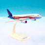 Airbus A320 - đ§đȘ brussels airlines « Belgian Red Devils » - maquette de bureau en plastique avec support â Herpa SnapFit â 1:200 - 19 Ă 17 cm