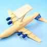 Avro RJ85 - đ§đȘ Sabena - maquette de bureau en plastique avec support â 1:100 - 28 cm