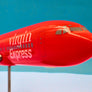 Boeing 737-400 - 🇧🇪 Virgin Express - très rare maquette de bureau vintage – Carlo Brianza / Flight Miniatures — 1:100 — 37 × 30 cm