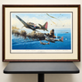 THE BATTLE OF THE CORAL SEA — Robert Taylor — Signed Limited Edition (507/850) — Framed