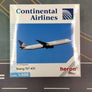 DIE-CAST MODEL — 🇺🇸 Continental Airlines — Boeing 767-400 — Herpa Wings — 1:500 — WITH ORIGINAL BOX —