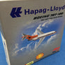DIE-CAST MODEL — Hapag-Lloyd — Boeing 727-100 — Schuco StarJets — 1:500 — WITH ORIGINAL BOX —