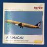 DIE-CAST MODEL — 🇲🇴 Air Macau — Airbus A321 — Herpa — 1/400 — WITH ORIGINAL BOX —