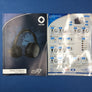 FACTEM EF7-1A AVIATION HEADSET — GENERAL AVIATION SIZE — ULTRA-RESISTANT POLYMER & LEATHER — CIRCA 2016-2020