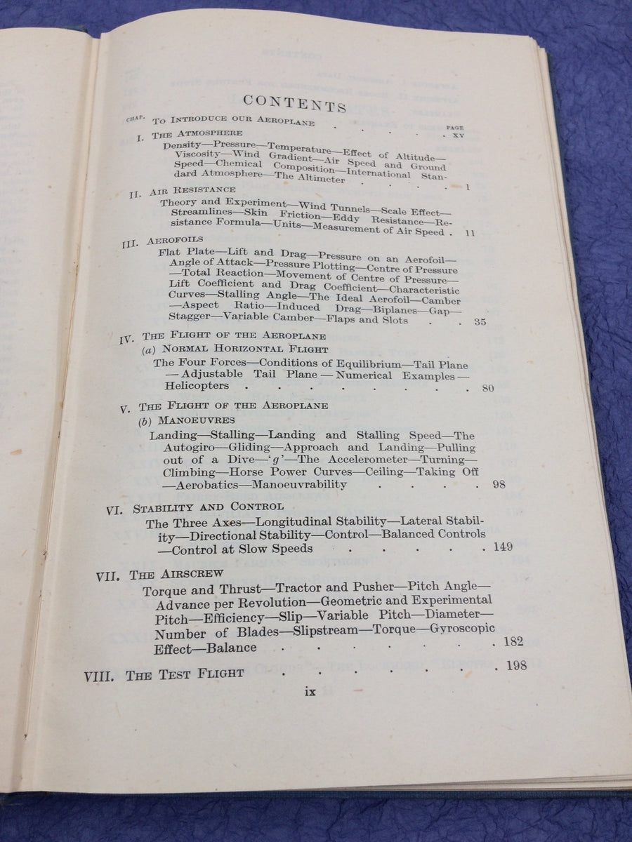 AN INTRODUCTION TO AERONAUTICAL ENGINEERING VOL.I MECHANICS OF FLIGHT ...