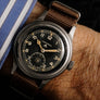 Longines Military WWW Dirty Dozen / Greenlander WW2 British Army issued 1945