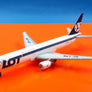 DIE-CAST MODEL — 🇵🇱 LOT Polish Airlines — Boeing 767-300 — Herpa — 1:500 — WITH ORIGINAL BOX —