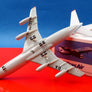 DIE-CAST MODEL — 🇷🇺 KrasAir — Ilyushin IL-86 — Herpa — 1:500 — WITH ORIGINAL BOX —