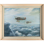 Two Hawker Harts of No. 57 Squadron, R.A.F - peinture à l'huile - originale -