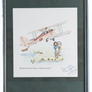 Going away present ( " Business Travel in Europe… Sabena's answers ! " ) - aquarelle dédicacée -