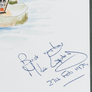 Going away present ( " Business Travel in Europe… Sabena's answers ! " ) - aquarelle dédicacée -