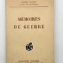 MÉMOIRES DE GUERRE