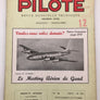 PILOTE Revue (belge) mensuelle d'aviation 1945-1946