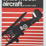 scale model aircraft in plastic card
