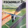 ** RARE ** LES AVENTURES DE BUCK DANNY - ESCADRILLE ZZ (E.O., 1961)