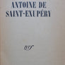 ANTOINE DE SAINT-EXUPÉRY