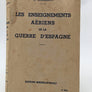 LES ENSEIGNEMENTS AÉRIENS DE LA GUERRE D’ESPAGNE