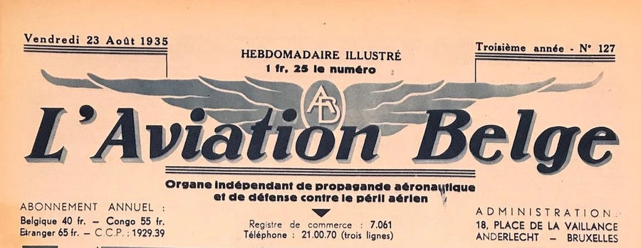 Où est le temps où le Belgique avait encore ses propres magazines d'aviation, la suite