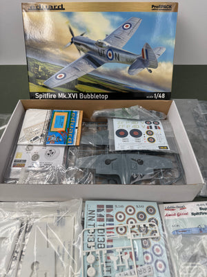 MAQUETTE À MONTER - Spitfire Mk.XVI Bubbletop ProfiPack Eduard | No. 8285 | 1:48
