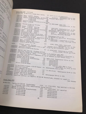 UNITED STATES AIR FORCE SERIALS 1946 TO 1977