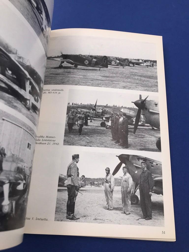 SUOMEN ILMAVOIMIEN HISTORIA - MORANE-SAULNIER M.S. 406 CAUDRON C. 714