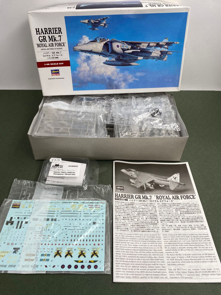 MAQUETTE À MONTER Harrier GR `Royal Air Force´ [Royal Air