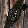 Porsche Design Orfina Chronographe "Military Bund 3H" NOS -1990-