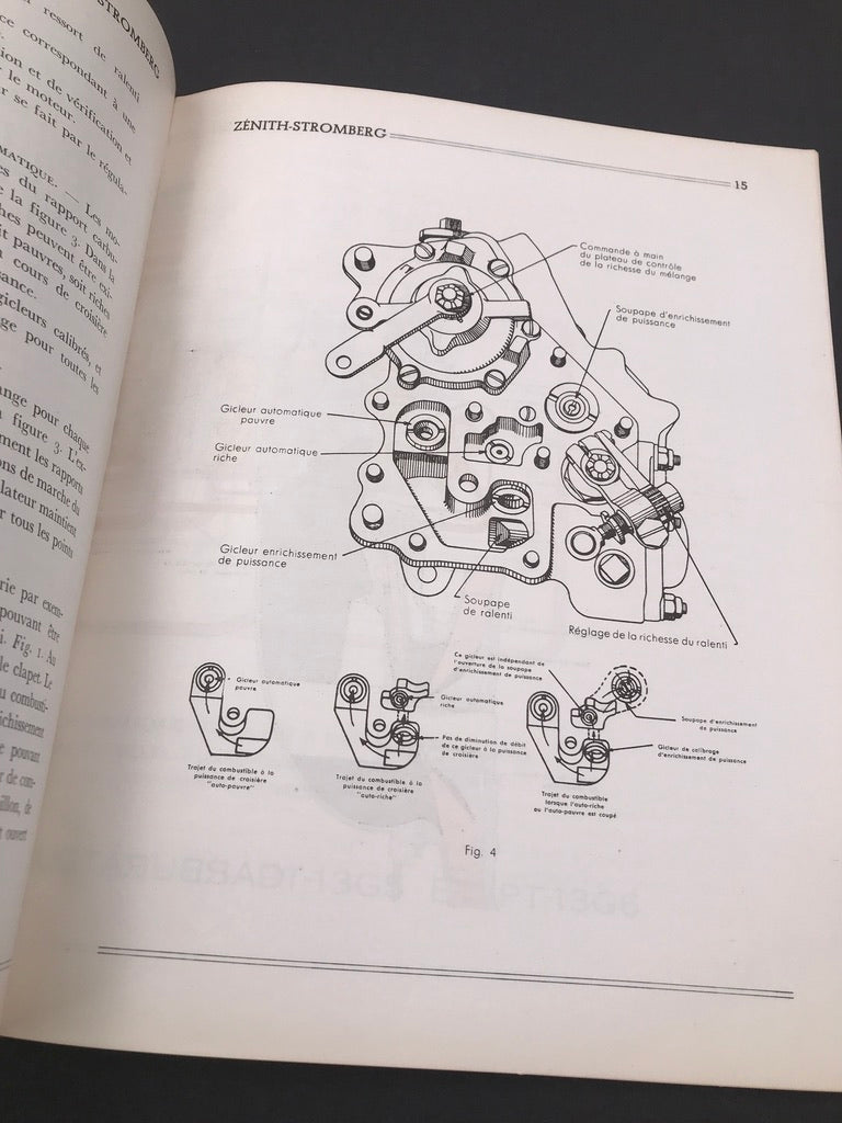 Le Carburateur à Injection " ZÉNITH - STROMBERG " du service T.DOC de la SABENA