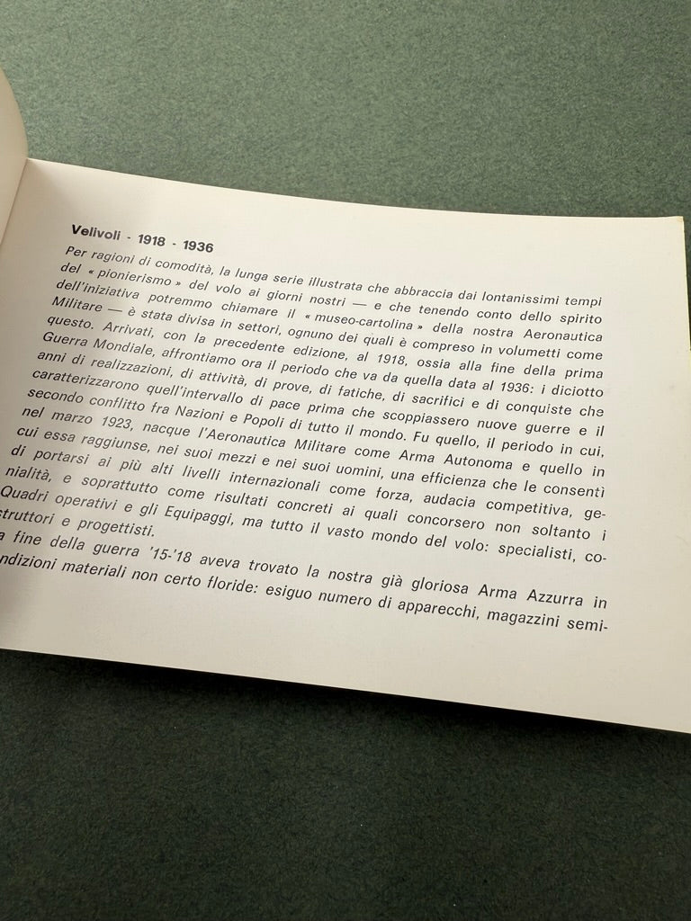 AERONAUTICA MILITARE Velivoli - 1918 - 1936